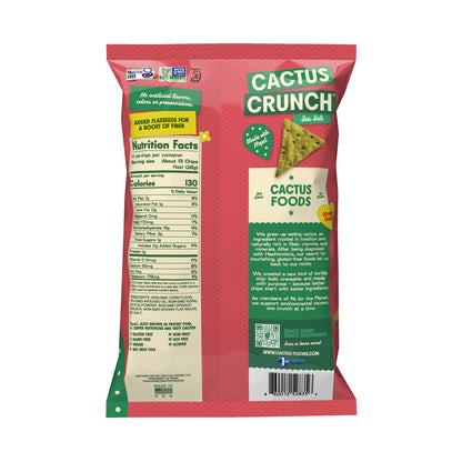 Cactus Crunch Tortilla Chips Made with Avocado Oil — Sea Salt (4 Pack) 5oz. Bags